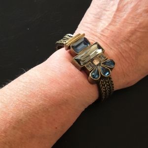 Blue Rhinestone Bracelet